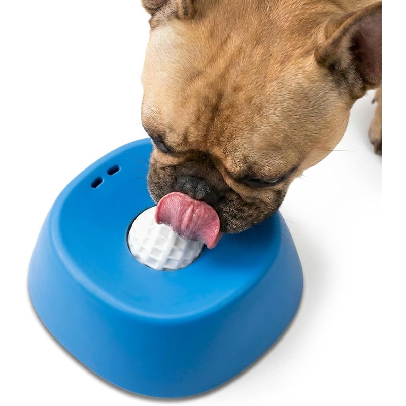 Dog Puzzle Feeder Toy - 犬用の、ゆっくりと食べさせるためのボール型おもちゃ。知育玩具としても。 お腹の張りを軽減し、不安を和らげ、回復を促進します。 洗い流しやすい
