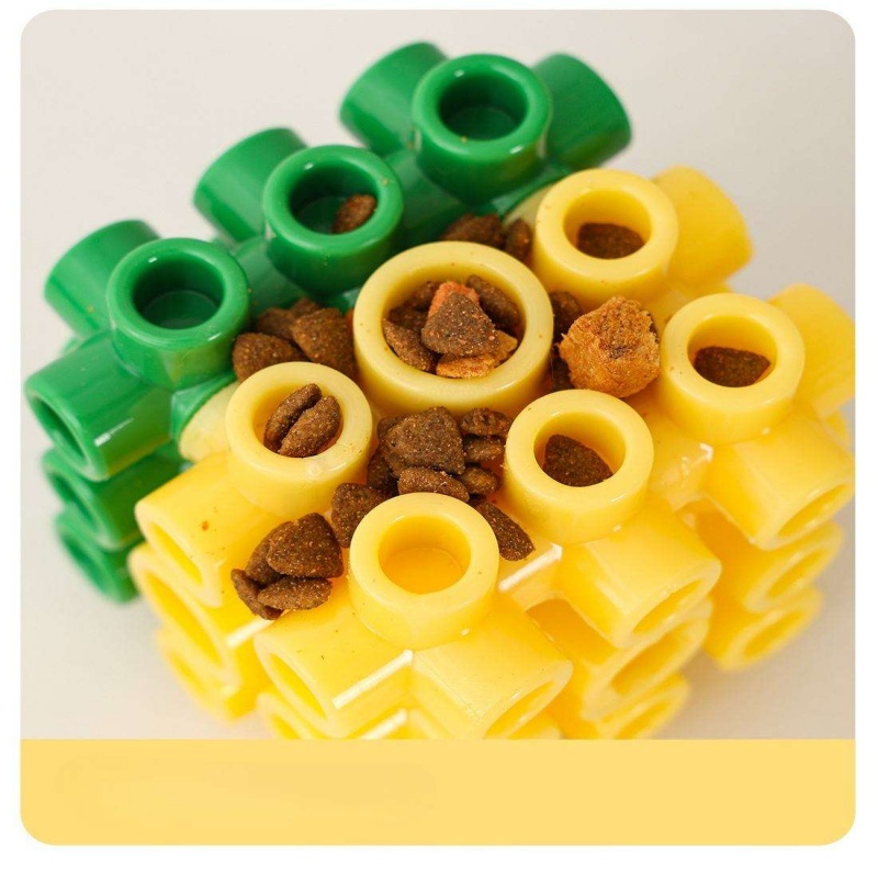 子犬用ペット用品、正方形の食品グレード素材を使用した、ゆっく - Rubber Treat Dispensing Dog Toy のレビューと価格