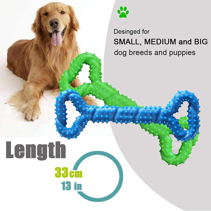 ペット用おもちゃ、犬用おもちゃ、耐久性のある噛むおもちゃ、骨 - Indestructible Dog Chew Toy のレビューと価格