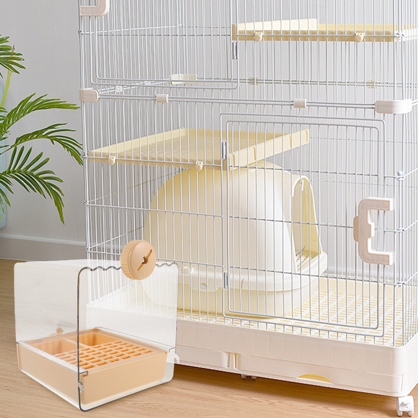 吊り下げ式の鳥用浴槽、鳥かご用、ペット用、プラスチック製、水 - Pet Feeders のレビューと価格