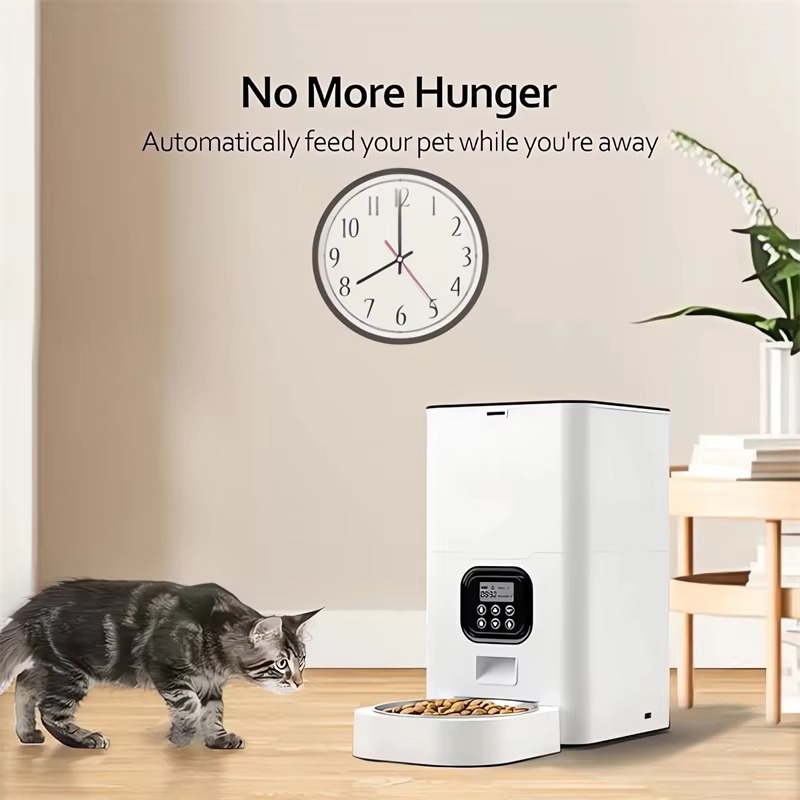 6Lスマートペットドッグフィーダー 自動ペット給餌器 タイマ - Pet Feeders のレビューと価格