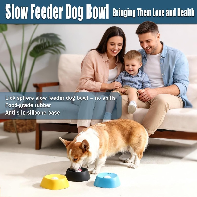 犬用の、ゆっくりと食べさせるためのボール型おもちゃ。知育玩具 - Dog Puzzle Feeder Toy のレビューと価格