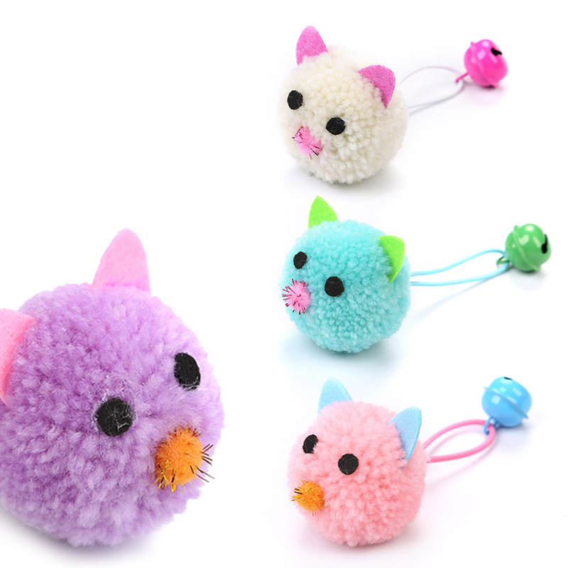 新しいマウス型の猫のおもちゃ（ベル付き） - 子猫と成猫のた - Catnip Interactive Plush Mouse のレビューと価格