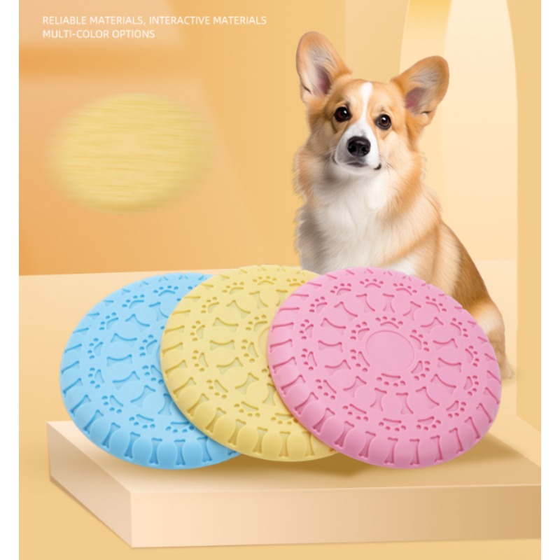 中型犬・大型犬向けの耐久性に優れたフライングディスク：噛みつ - Flying Disc Dog Training Toy のレビューと価格