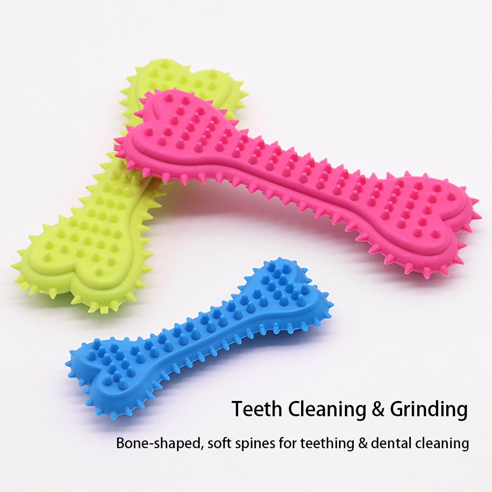 ペット用おもちゃ、骨の形をした歯固めスティック、犬用噛むおも - Teeth Cleaning Dog Chew Bone のレビューと価格