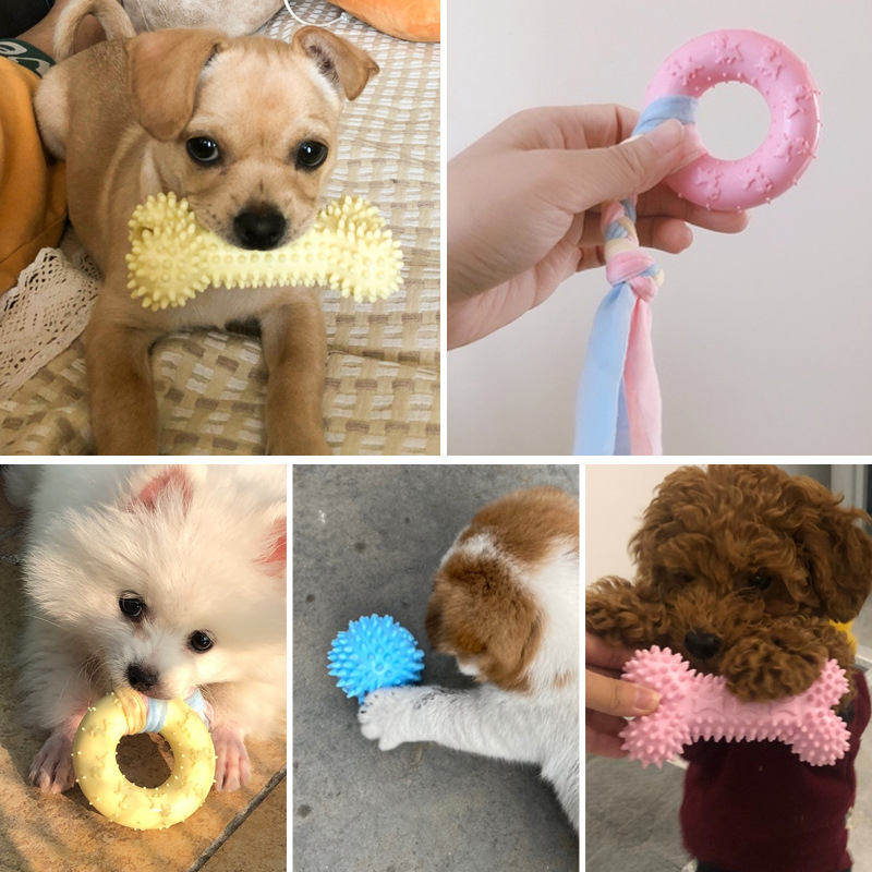 ペットの犬のおもちゃ小型犬咀嚼 TPR ノットおもちゃ一口耐 - Indestructible Dog Chew Toy のレビューと価格