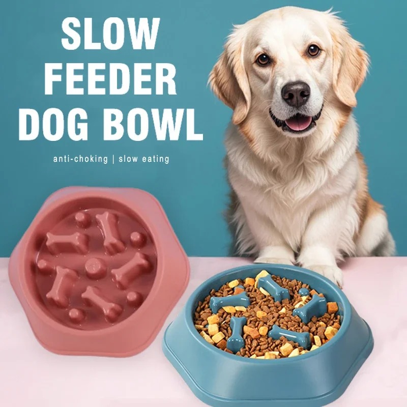 1個入りスローフィーダー犬用ボウル、窒息防止子犬用フードボウ - Dog Puzzle Feeder Toy のレビューと価格